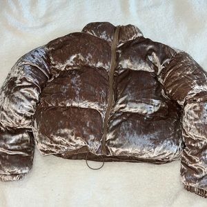 Fabletics crop puffer coat